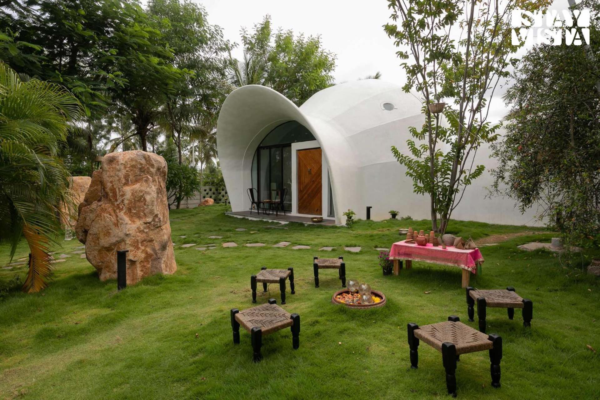 Stayvista At Shwaas Mysore With Private Pool Exterior foto
